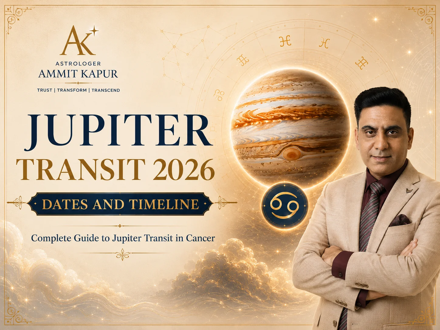 Jupiter Transit 2026 Dates: Vedic Astrology Timeline and Guru Gochar Details