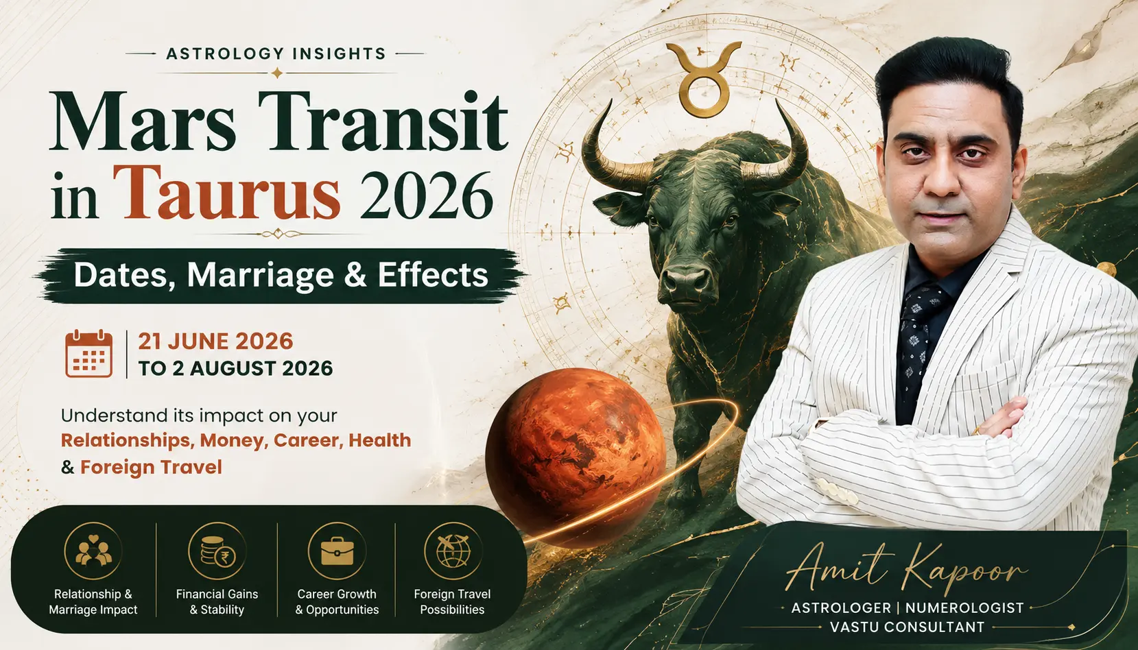 Mars Transit in Taurus 2026