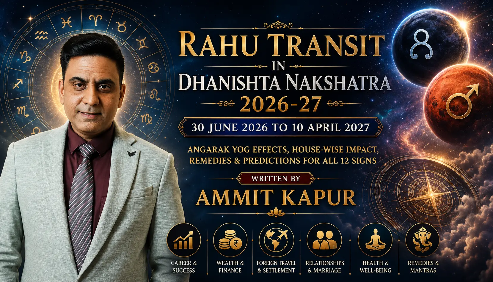 Rahu Transit in Dhanishta Nakshatra 2026-27 (Rahu Gochar)