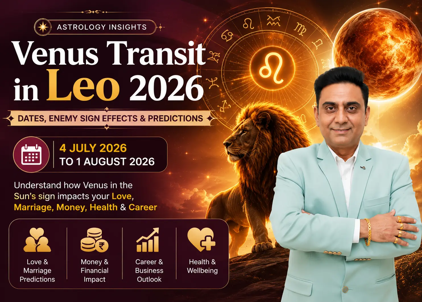 Venus Transit in Leo 2026 (Shukra Gochar)