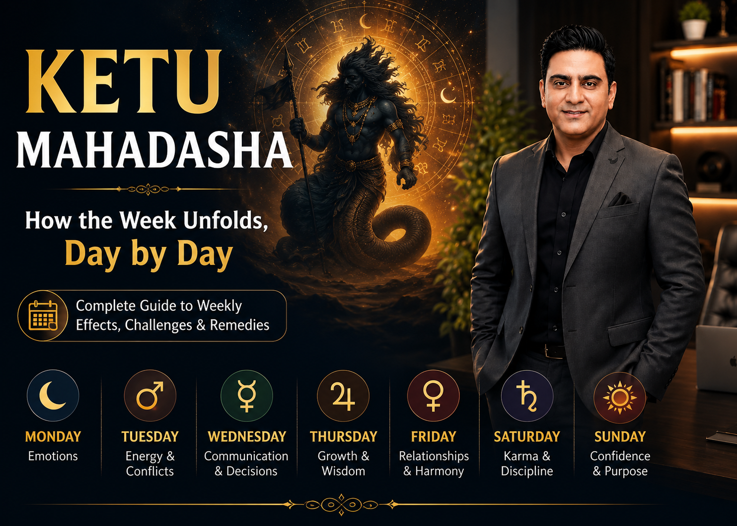 Ketu Mahadasha: Detachment, Spirituality, Transformation & Remedies Weekly Horoscope (Week of 10th to 16th August 2026)