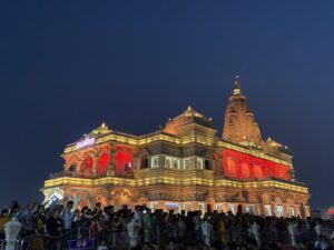 Prem Mandir in Vrindavan is a good option for Krishna Janmashtami