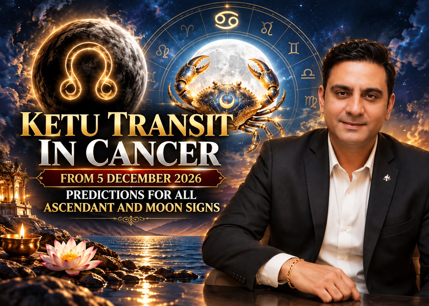 Ketu Transit in Cancer from 5 December 2026 – Predictions for All Ascendant and Moon Signs