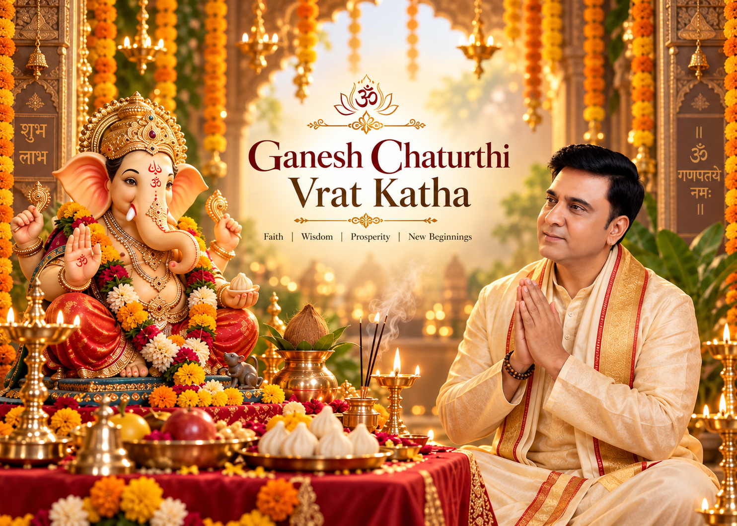 Ganesh Chaturthi Vrat Katha (गणेश चतुर्थी व्रत कथा): Complete Story, Significance & Vrat Vidhi